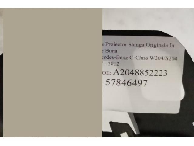 bontott MERCEDES-BENZ C-CLASS Bal Ködzárófény Keret