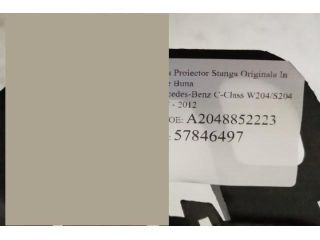 bontott MERCEDES-BENZ C-CLASS Bal Ködzárófény Keret