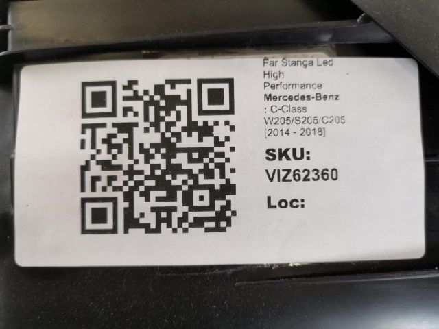 bontott MERCEDES-BENZ C-CLASS Bal Ledes Fényszóró