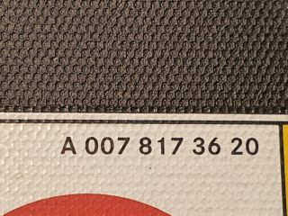 bontott MERCEDES-BENZ C-CLASS Bal Napellenző