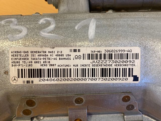 bontott MERCEDES-BENZ C-CLASS Bal Térdlégzsák