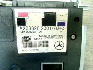 bontott MERCEDES-BENZ C-CLASS Beltér Világítás Első