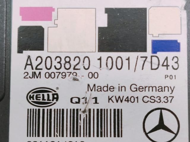 bontott MERCEDES-BENZ C-CLASS Beltér Világítás Első