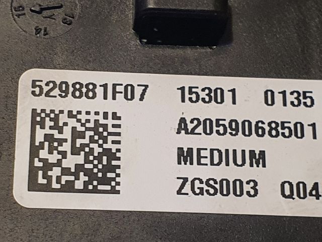 bontott MERCEDES-BENZ C-CLASS Biztosítéktábla Csomagtér