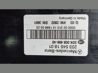 bontott MERCEDES-BENZ C-CLASS Biztosítéktábla Utastér