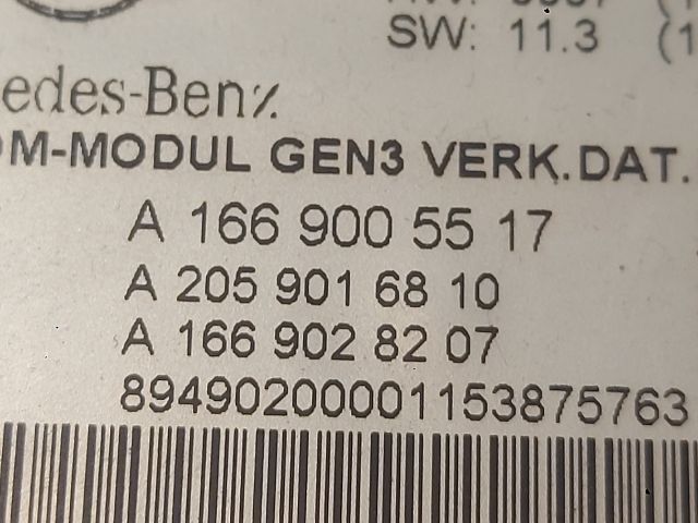 bontott MERCEDES-BENZ C-CLASS Bluetooth Elektronika