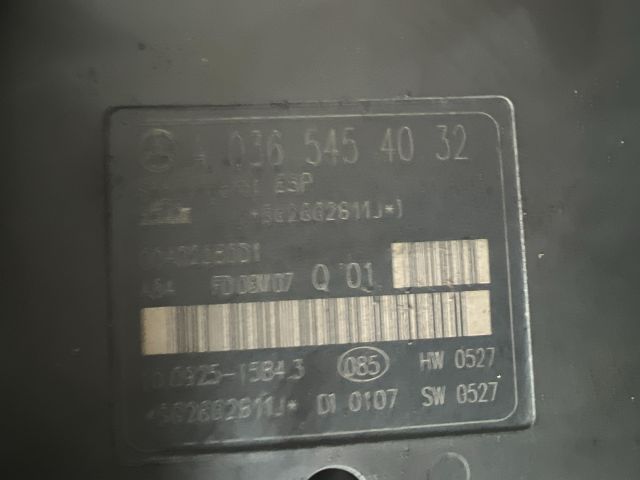 bontott MERCEDES-BENZ C-CLASS ABS Kocka