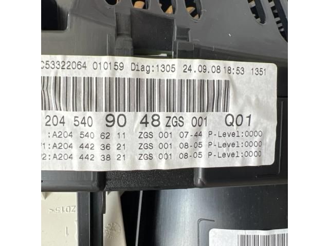 bontott MERCEDES-BENZ C-CLASS Kilométeróra