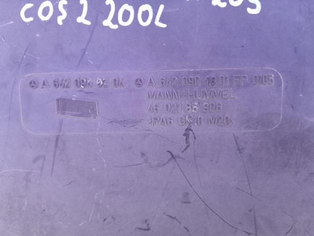 bontott MERCEDES-BENZ C-CLASS Légszűrő Ház