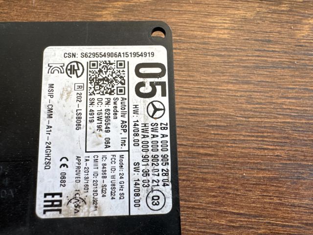 bontott MERCEDES-BENZ C-CLASS Distronic Vezérlő Panel