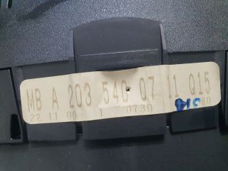 bontott MERCEDES-BENZ C-CLASS Kilométeróra