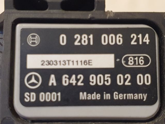 bontott MERCEDES-BENZ C-CLASS Részecskeszűrő Nyomásérzékelő