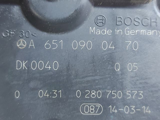 bontott MERCEDES-BENZ C-CLASS Fojtószelep (Elektromos)