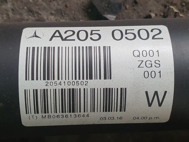 bontott MERCEDES-BENZ C-CLASS Kardántengely