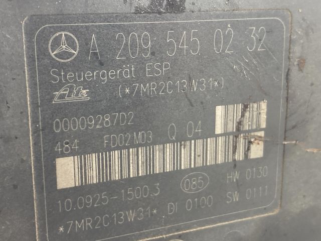 bontott MERCEDES-BENZ C-CLASS ABS Kocka