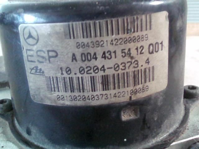 bontott MERCEDES-BENZ C-CLASS ABS Kocka