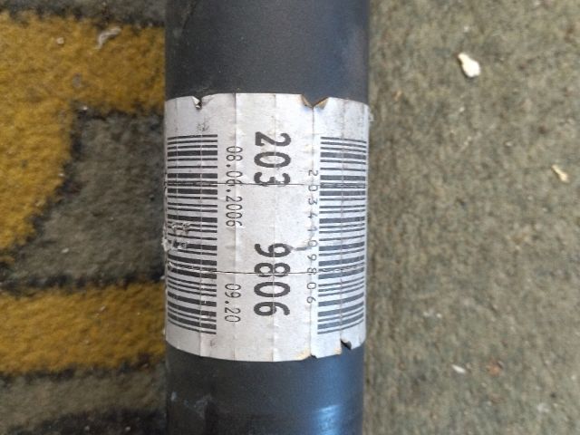 bontott MERCEDES-BENZ C-CLASS Kardántengely