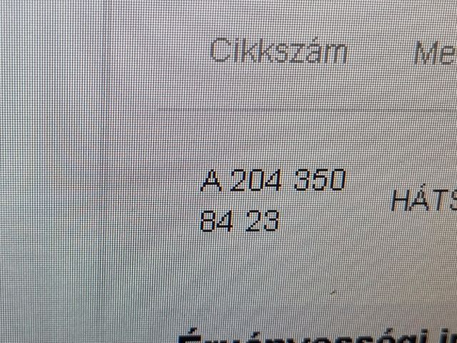 bontott MERCEDES-BENZ C-CLASS Bal hátsó Féltengely