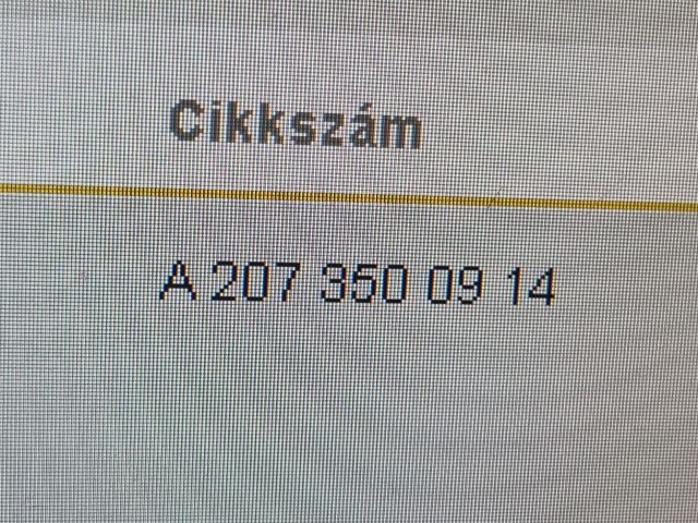 bontott MERCEDES-BENZ C-CLASS Hátsó Differenciálmű