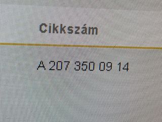 bontott MERCEDES-BENZ C-CLASS Hátsó Differenciálmű