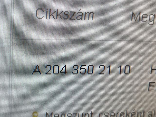 bontott MERCEDES-BENZ C-CLASS Jobb hátsó Féltengely