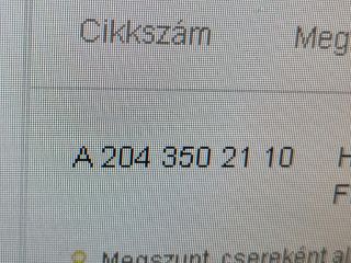 bontott MERCEDES-BENZ C-CLASS Jobb hátsó Féltengely