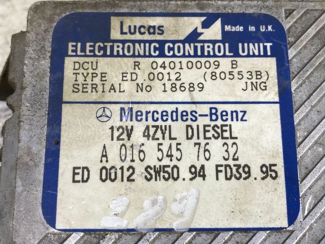 bontott MERCEDES-BENZ C-CLASS Motorvezérlő