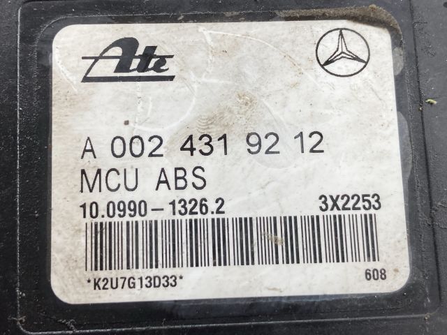 bontott MERCEDES-BENZ C-CLASS ABS Kocka