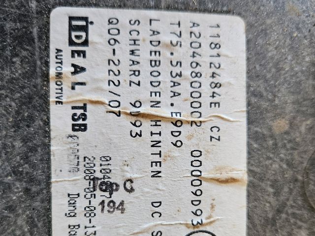 bontott MERCEDES-BENZ C-CLASS Csomagtér Tálca