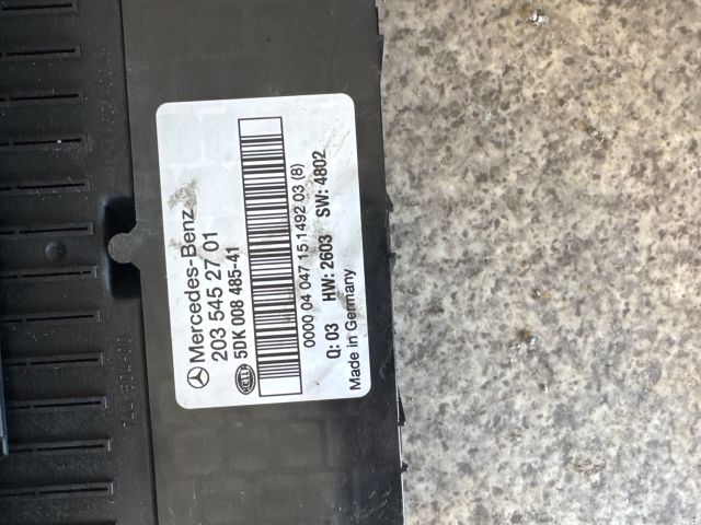 bontott MERCEDES-BENZ C-CLASS Elektronika (Magában)