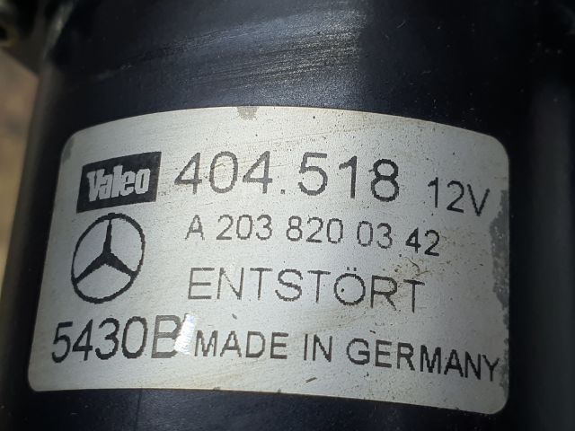 bontott MERCEDES-BENZ C-CLASS Első Ablaktörlő Szerkezet Motorral