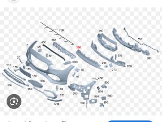 bontott MERCEDES-BENZ C-CLASS Első Lökhárító Alsó (Műanyag)