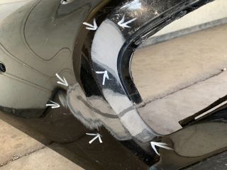 bontott MERCEDES-BENZ C-CLASS Első Lökhárító (Üresen)