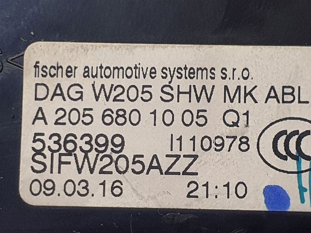 bontott MERCEDES-BENZ C-CLASS Első Tároló Rekesz