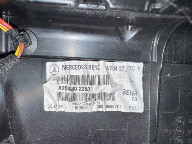 bontott MERCEDES-BENZ C-CLASS Fűtés Box