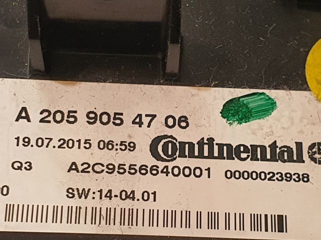 bontott MERCEDES-BENZ C-CLASS Fűtéskapcsoló (digit klímás)