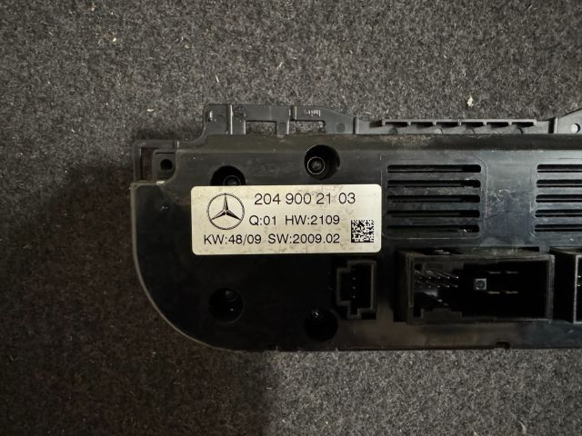 bontott MERCEDES-BENZ C-CLASS Fűtéskapcsoló (manuális klímás)