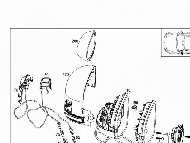 bontott MERCEDES-BENZ C-CLASS GPS Antenna