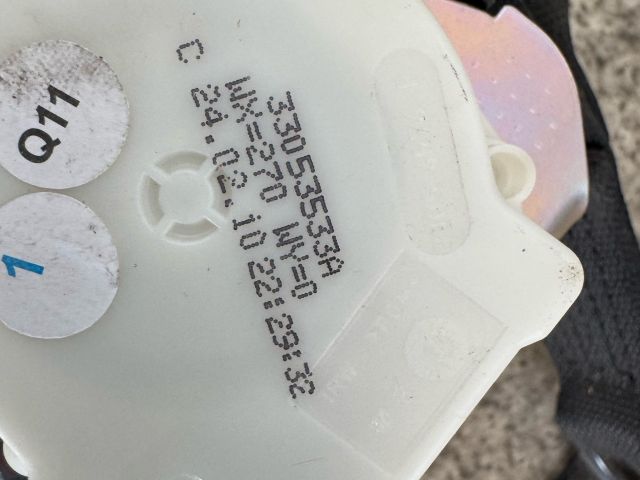 bontott MERCEDES-BENZ C-CLASS Hátsó középső Biztonsági Öv