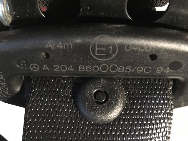 bontott MERCEDES-BENZ C-CLASS Hátsó középső Biztonsági Öv