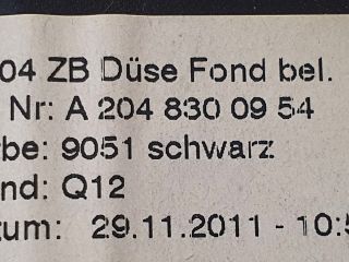 bontott MERCEDES-BENZ C-CLASS Hátsó középső Szellőző