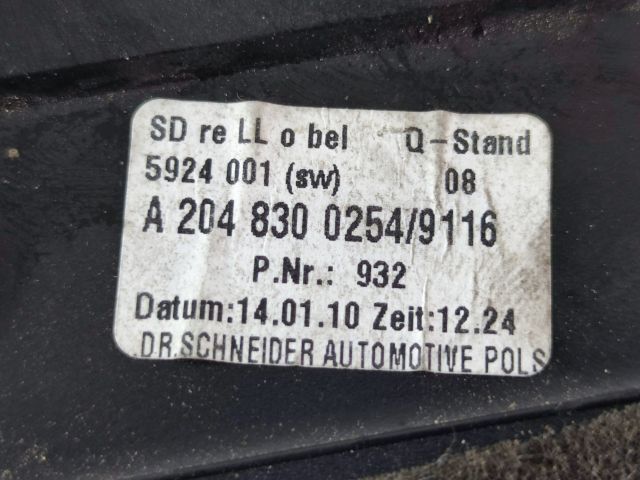 bontott MERCEDES-BENZ C-CLASS Hátsó középső Szellőző