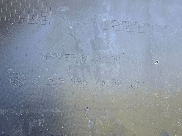 bontott MERCEDES-BENZ C-CLASS Hátsó Lökhárító Alsó (Műanyag)