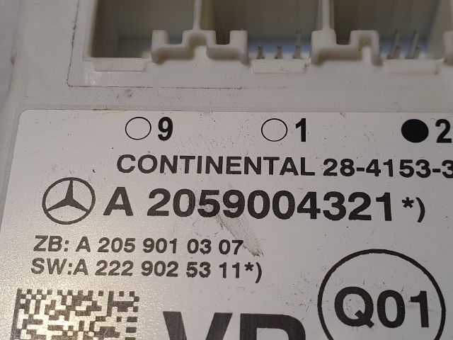 bontott MERCEDES-BENZ C-CLASS Jobb első Ajtó Vezérlőegység