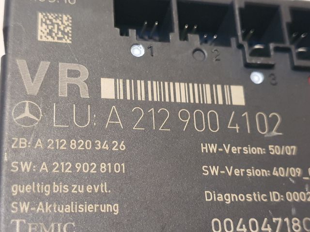 bontott MERCEDES-BENZ C-CLASS Jobb első Ajtó Vezérlőegység