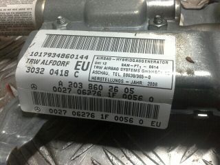 bontott MERCEDES-BENZ C-CLASS Jobb első Függöny Légzsák