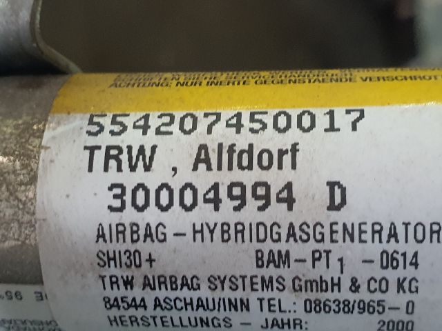 bontott MERCEDES-BENZ C-CLASS Jobb első Függöny Légzsák