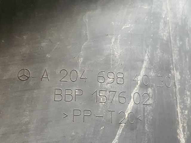 bontott MERCEDES-BENZ C-CLASS Jobb első Hátsó Dobbetét (Kerékjárati, Műanyag)