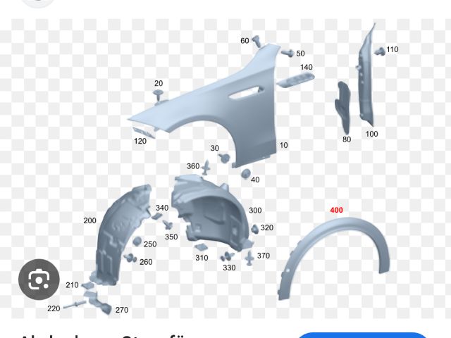 bontott MERCEDES-BENZ C-CLASS Jobb első Sárvédő Díszléc