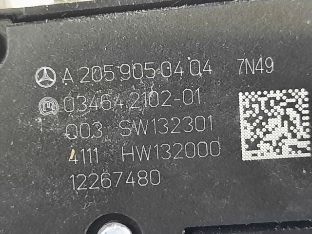 bontott MERCEDES-BENZ C-CLASS Jobb első Ülésfűtés Kapcsoló